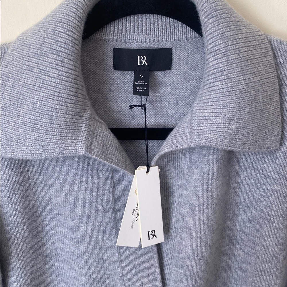 🆕 Banana Republic Cashmere Polo Sweater - Picture 3 of 4